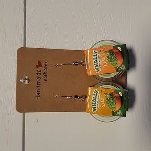 Handmade "Wholly Guacamole" Earrings